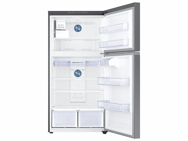 Samsung RT21M6215SR 21 Cu. Ft. Top Freezer Refrigerator With Flexzone™ And Ice Maker In Stainless Steel