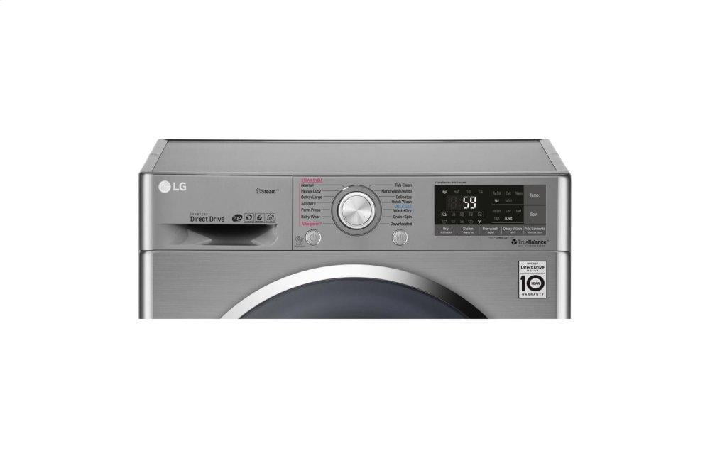 Lg WM3499HVA 2.3 Cu.Ft. Smart Wi-Fi Enabled Compact All-In-One Washer/Dryer