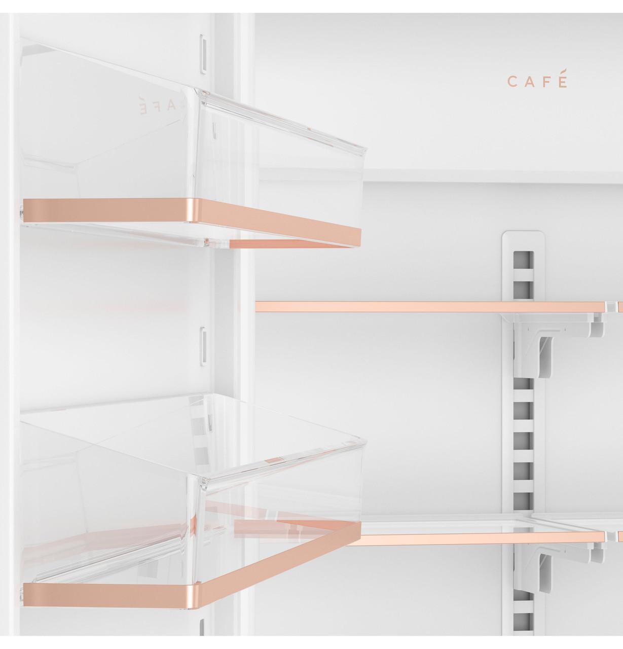 Cafe CIC36LP2VS1 Café™ 36" Integrated Bottom-Freezer Refrigerator