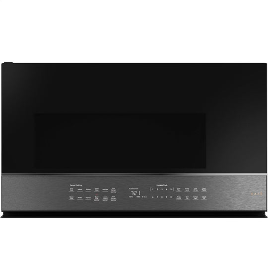 Cafe CVM721M2NS5 Café 2.1 Cu. Ft. Smart Over-The-Range Microwave Oven In Platinum Glass