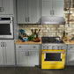 Kitchenaid KFDC500JYP Kitchenaid® 30'' Smart Commercial-Style Dual Fuel Range With 4 Burners - Yellow Pepper