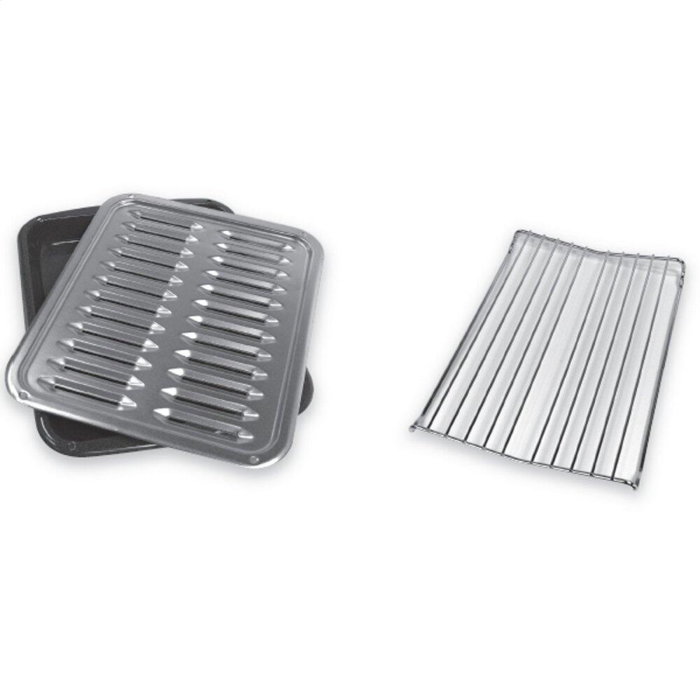 Kitchenaid W10123240 Premium Broiler Pan And Roasting Rack - Other