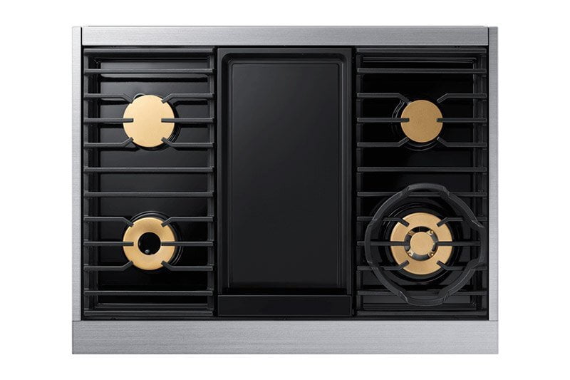 Dacor DOP36M94DAS 36" Pro Dual-Fuel Steam Range, Silver Stainless Steel, Liquid Propane/High Altitude