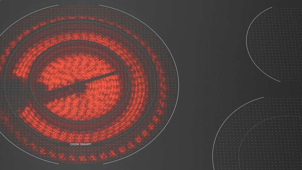 Thermador CET366TB 36-Inch Masterpiece® Touch Control Electric Cooktop, Black, Framed