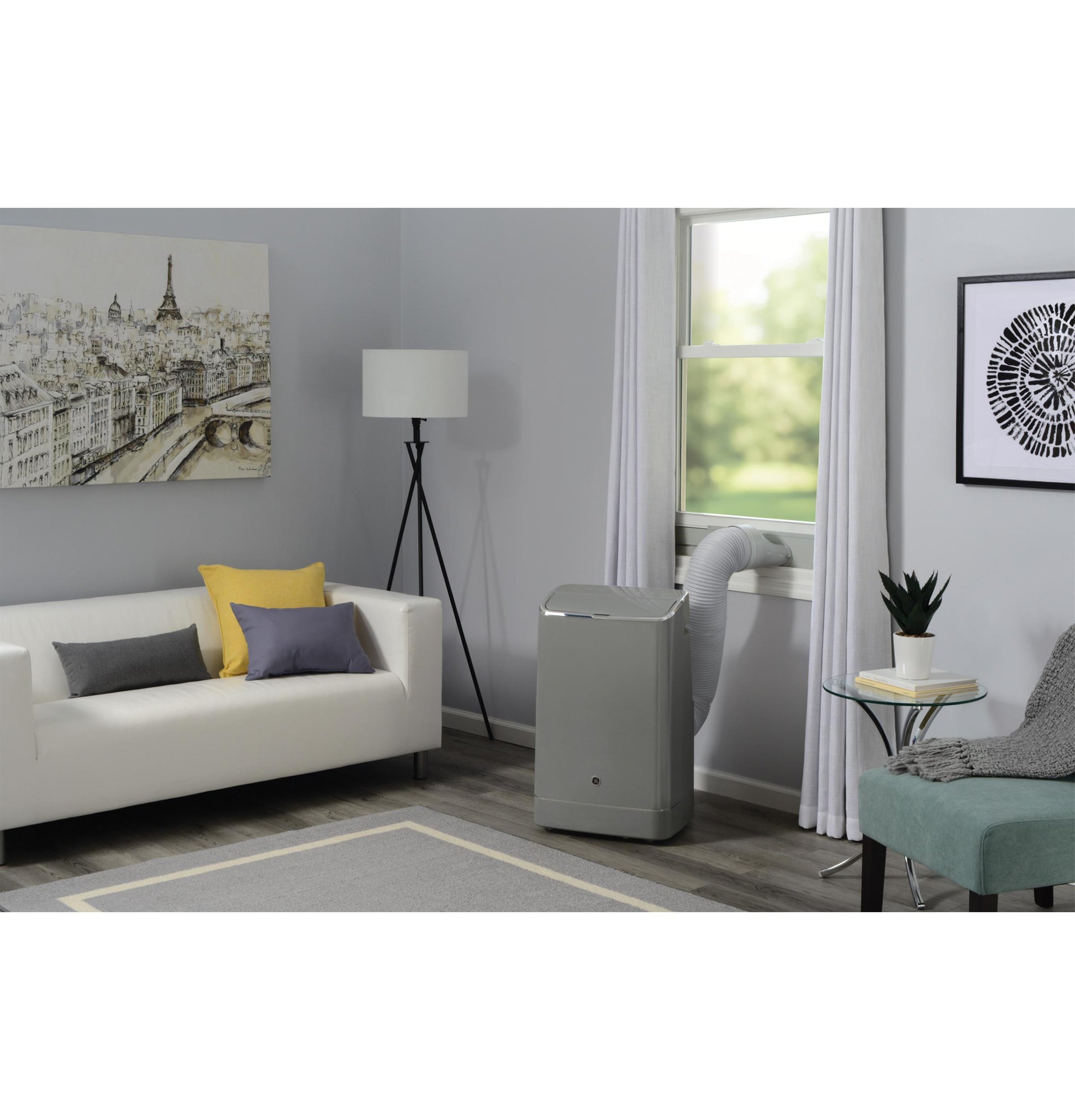 Ge Appliances APCD10JASG Ge® 10,500 Btu Portable Air Conditioner With Dehumidifier And Remote, Grey