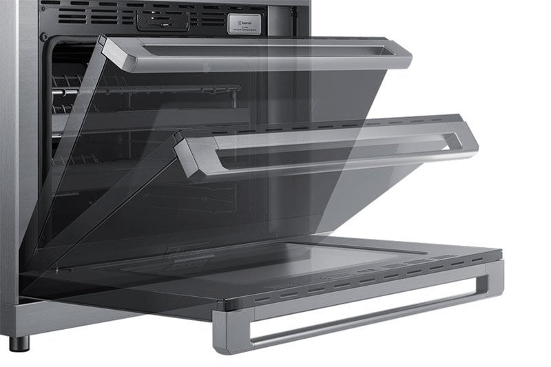 Dacor DOP36M94DAS 36" Pro Dual-Fuel Steam Range, Silver Stainless Steel, Liquid Propane/High Altitude