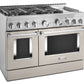 Kitchenaid KFGC558JMH Kitchenaid® 48'' Smart Commercial-Style Gas Range With Griddle - Milkshake
