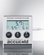 Summit ALARM Traceable Temperature Alarm With Nist Calibrated Temperature Display In Celsius Or Fahrenheit