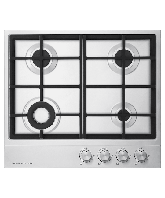 Fisher & Paykel CG244DLPX1N Gas On Steel Cooktop, 24", Lpg