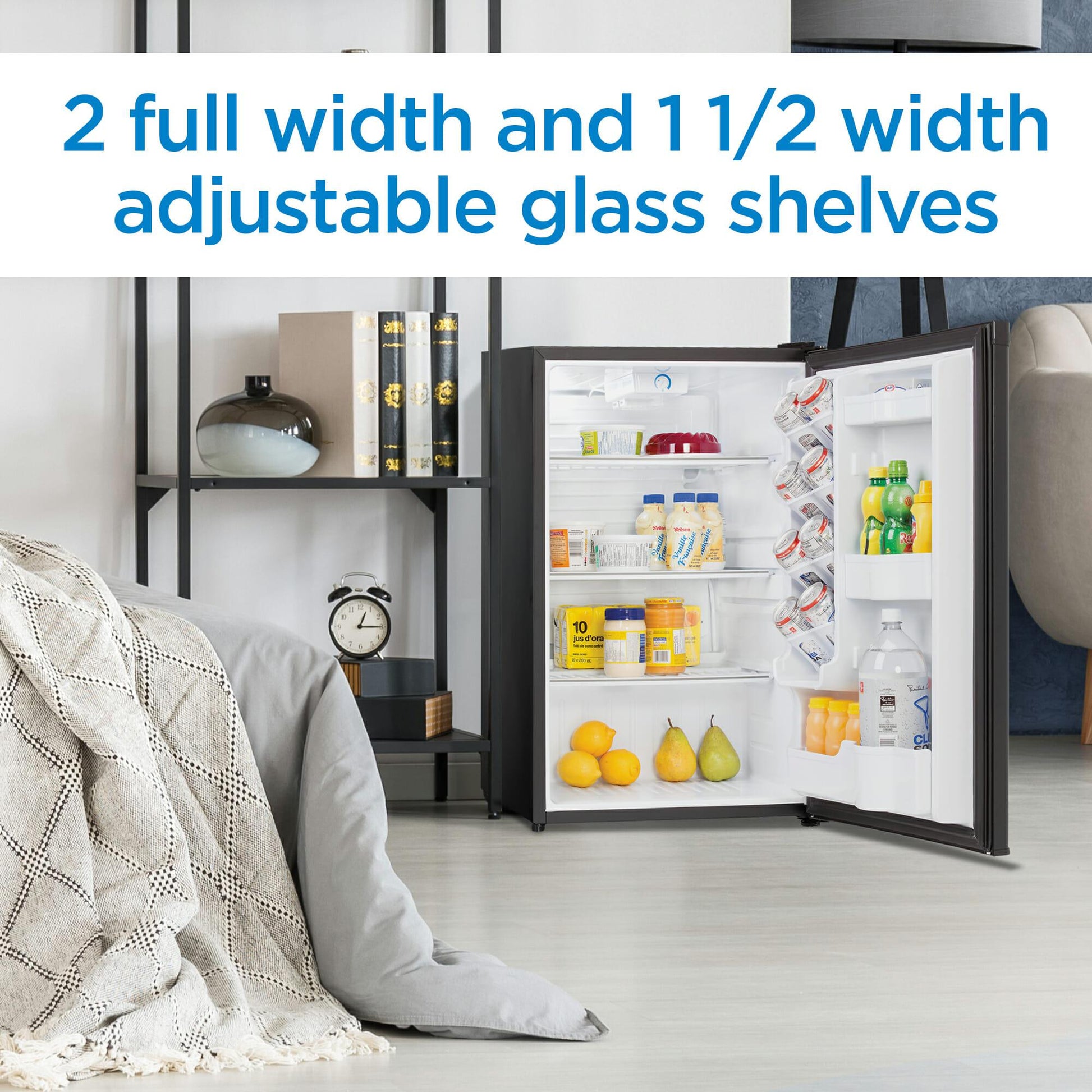 Danby DAR044A4BDD6 Danby Designer 4.4 Cu. Ft. Compact Fridge In Black