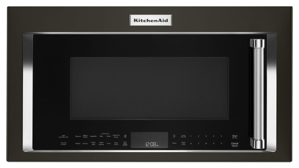 Kitchenaid KMHC319EBS 1000-Watt Convection Microwave Hood Combination - Black Stainless Steel With Printshield™ Finish