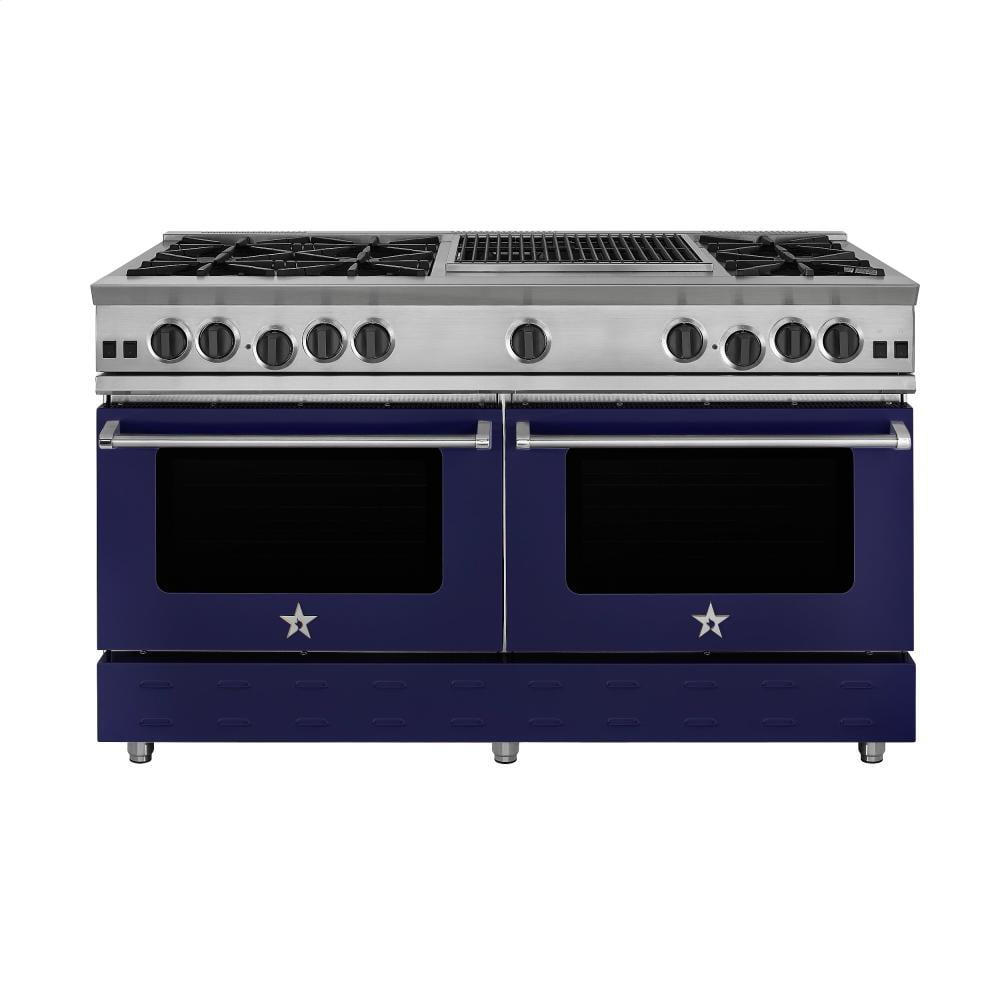 Bluestar RNB606GCBV2L 60" Rnb Series Range With A Griddle & Charbroiler