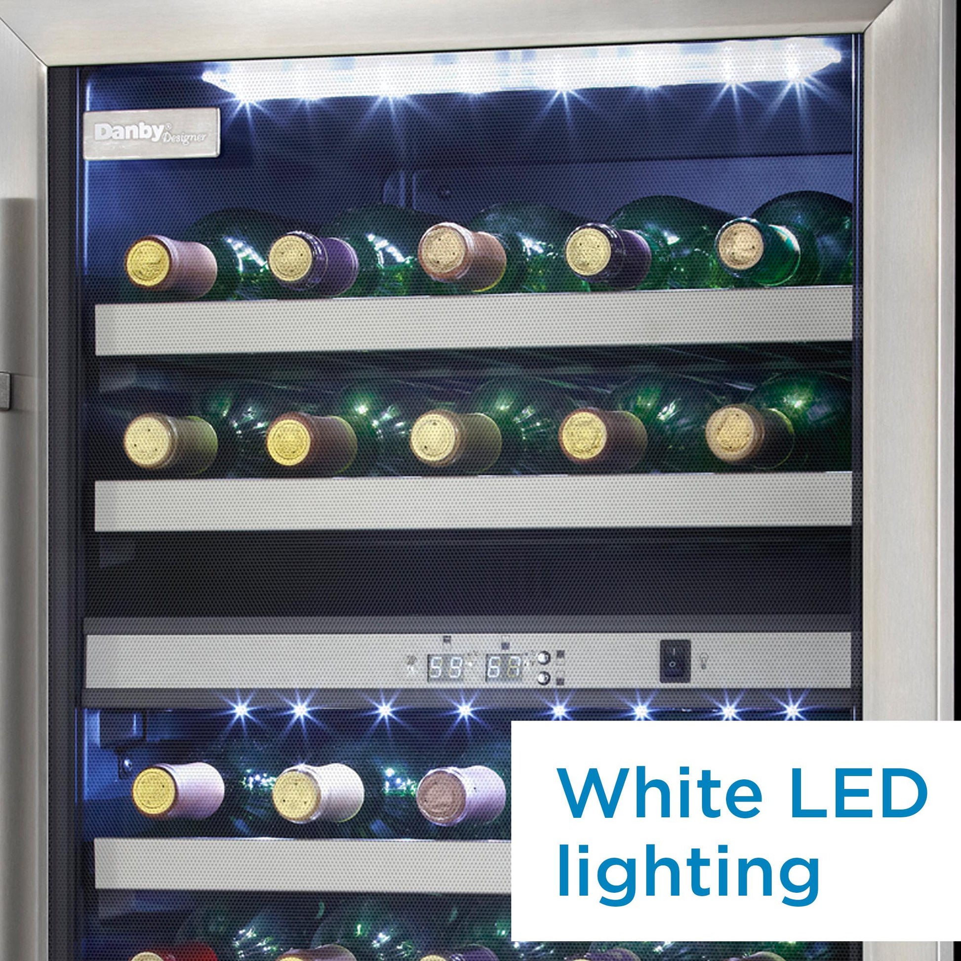 Danby DWC114BLSDD Danby Designer 38 Bottle Wine Cooler