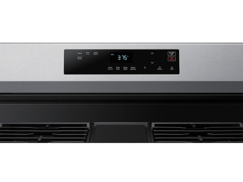 Samsung NX60A6111SS 6.0 Cu. Ft. Smart Freestanding Gas Range With Integrated Griddle In Stainless Steel