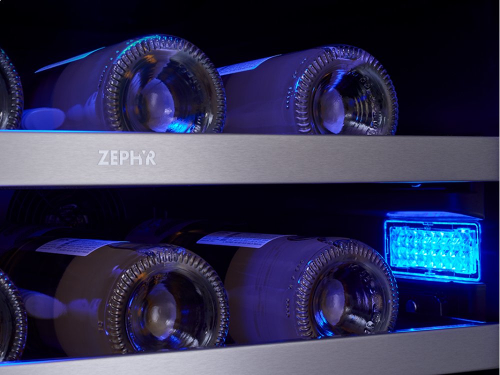 Zephyr PRW24F02BG 24" Full Size Dual Zone Wine Cooler