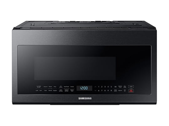 Samsung ME21M706BAG 2.1 Cu. Ft. Over-The-Range Microwave With Sensor Cooking In Fingerprint Resistant Black Stainless Steel