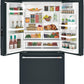 Cafe CWE23SP3MD1 Café Energy Star® 23.1 Cu. Ft. Smart Counter-Depth French-Door Refrigerator