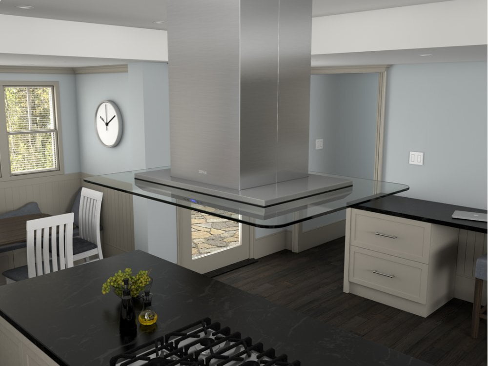 Zephyr ZVNE42AG 42" Verona Island Hood W/715Cfm Blower,5 Speed Levels,Act,Dcbl Supprsson