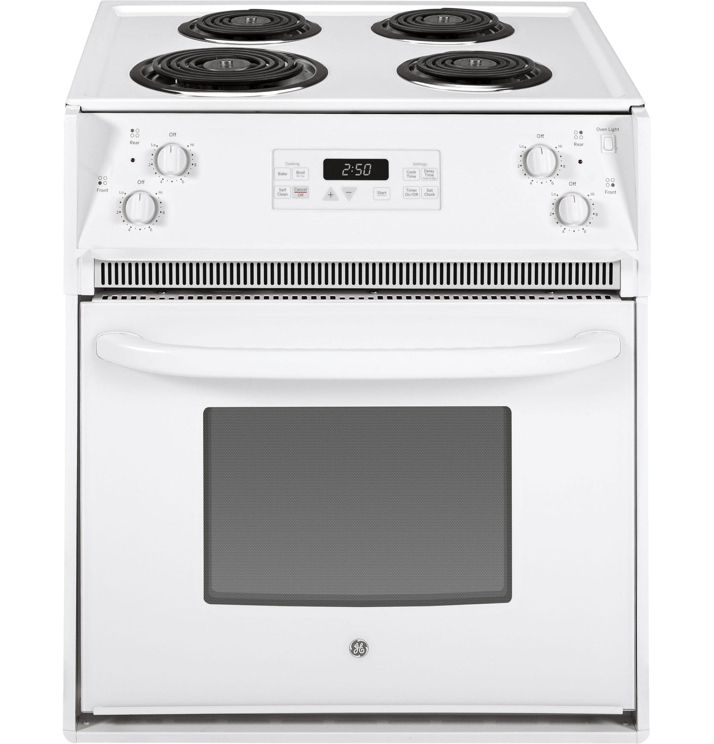 Ge Appliances JM250DTWW Ge® 27" Drop-In Electric Range