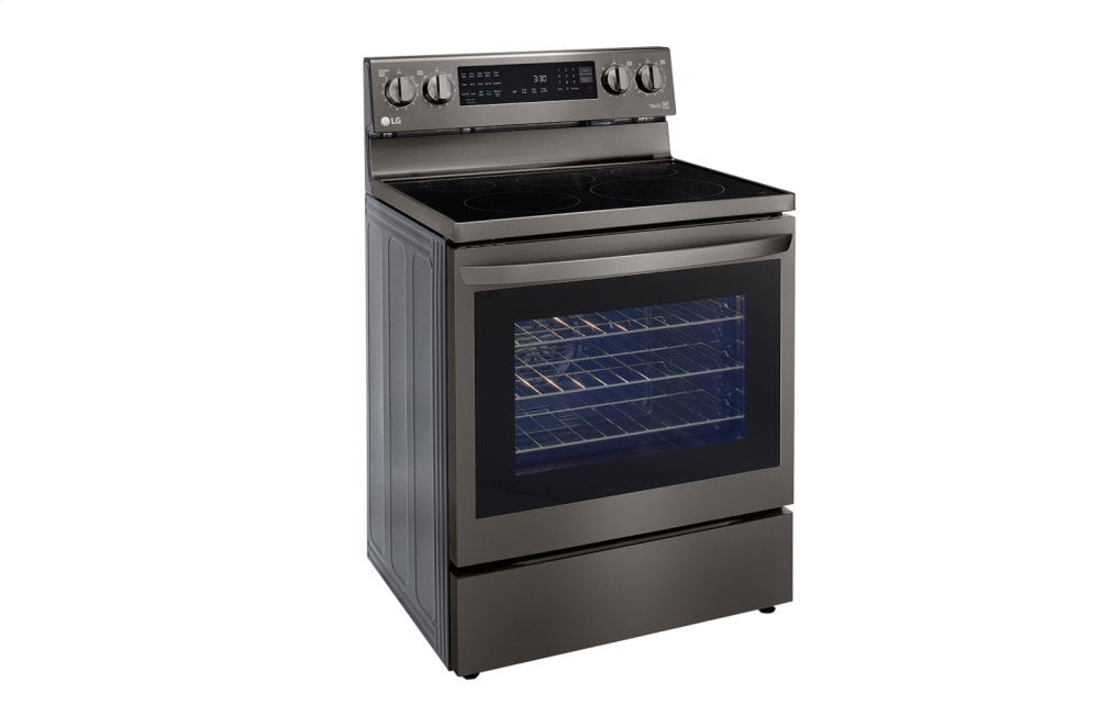 Lg LREL6325D 6.3 Cu Ft. Smart Wi-Fi Enabled True Convection Instaview® Electric Range With Air Fry