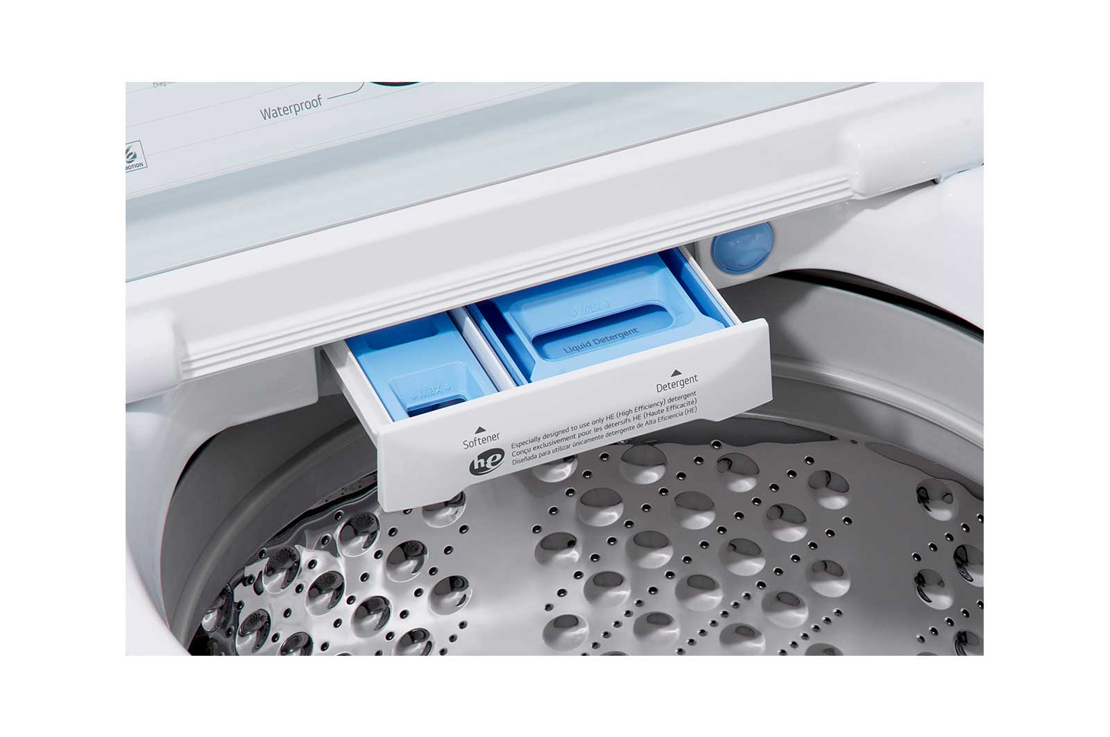 Lg WT7150CW 5.0 Cu. Ft. Mega Capacity Top Load Washer With Turbodrum™ Technology