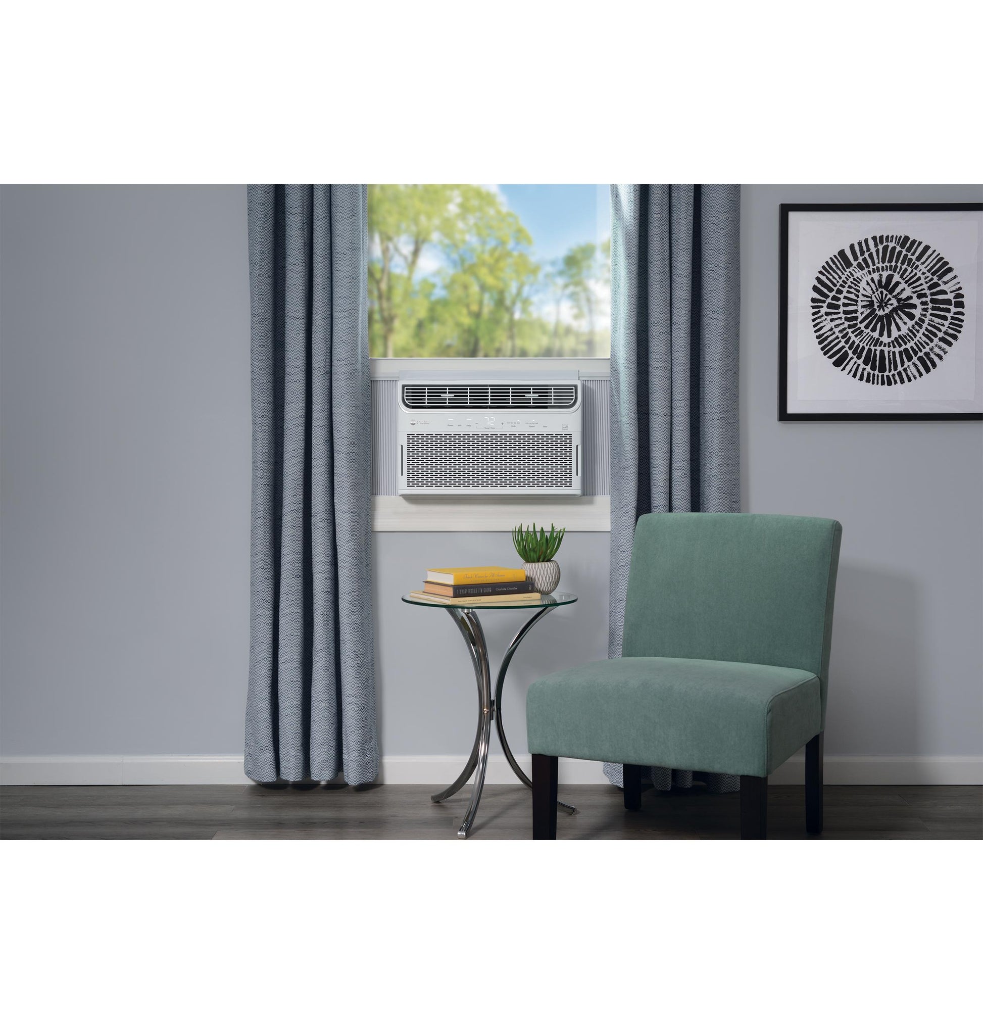 Ge Appliances AHTR12AC Ge Profile™ Energy Star® 12,000 Btu Inverter Smart Ultra Quiet Window Air Conditioner For Large Rooms Up To 550 Sq. Ft.