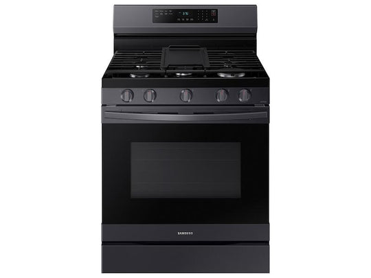 Samsung NX60A6511SG 6.0 Cu. Ft. Smart Freestanding Gas Range With No-Preheat Air Fry & Convection In Black Stainless Steel