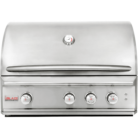 Blaze Grills BLZ3PRONG Blaze Professional 34-Inch 3 Burner Built-In Gas Grill With Rear Infrared Burner, With Fuel Type - Natural Gas