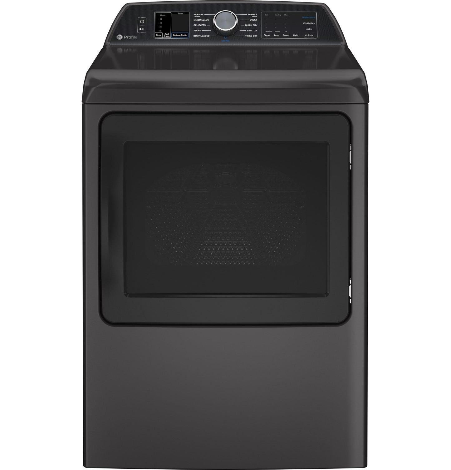 Ge Appliances PTD70GBPTDG Ge Profile&#8482; 7.4 Cu. Ft. Capacity Smart Aluminized Alloy Drum Gas Dryer With Sanitize Cycle And Sensor Dry