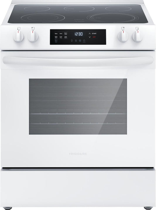 Frigidaire FCFE3062AW Frigidaire 30" Front Control Electric Range