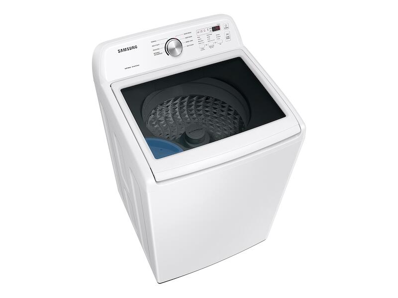 Samsung WA44A3205AW 4.4 Cu. Ft. Top Load Washer With Activewave™ Agitator And Soft-Close Lid In White