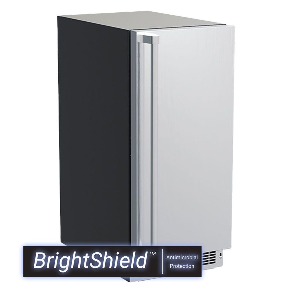 Marvel MPNP415SS81A 15 Inch Marvel Professional Nugget Ice Machine With Brightshield With Door Style - Stainless Steel