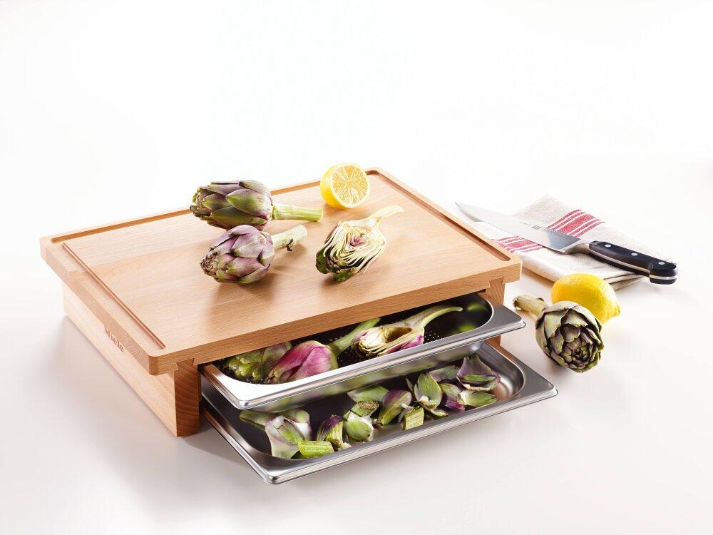 Miele DGSB1 Dgsb 1 - Carving Board With 2 Inserted Steam Cooking Containers.