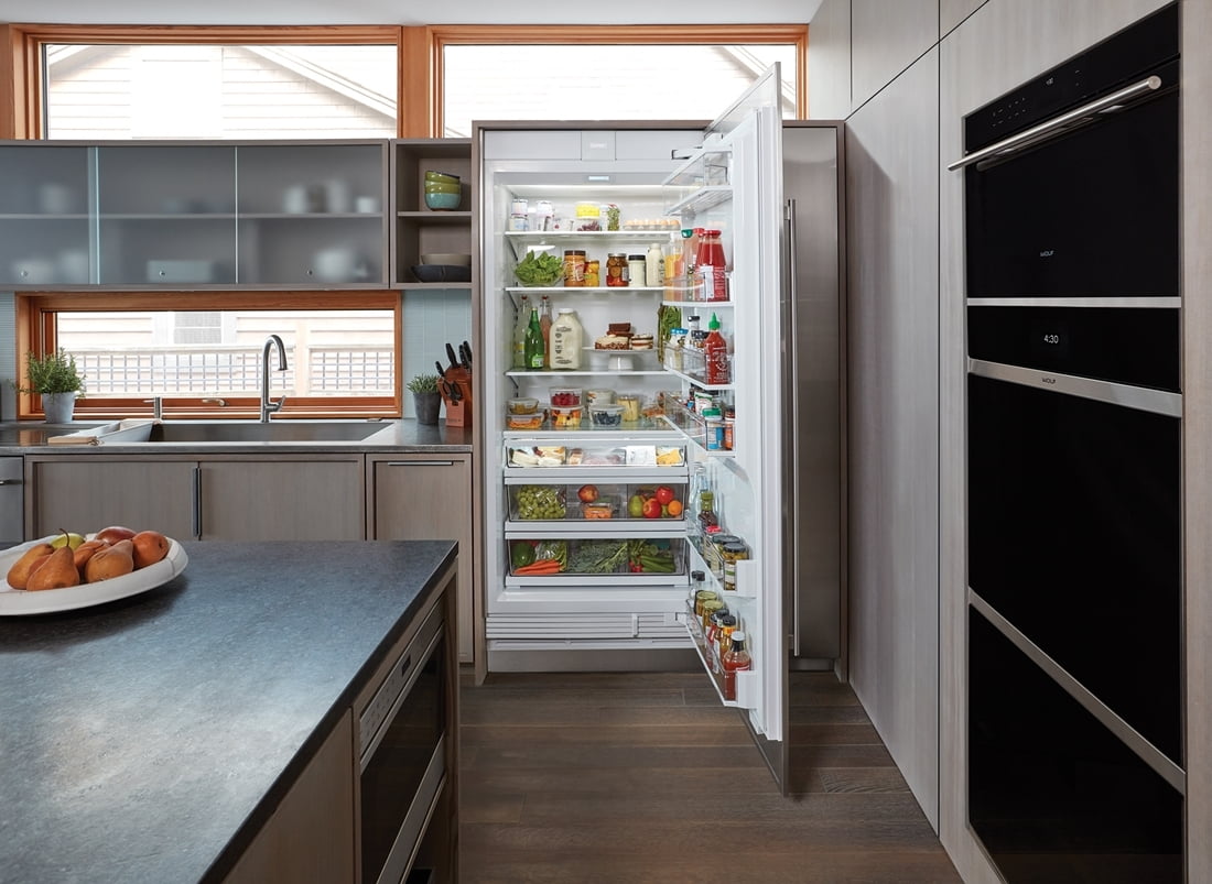 Sub-Zero IC36RRH 36" Designer Column Refrigerator - Panel Ready