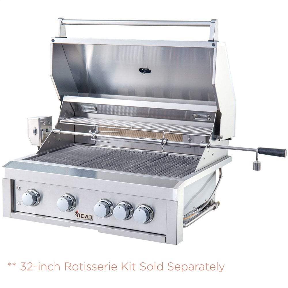 Heat Grills HTGR324LP Heat 32" 4-Burner Gas Grill W/ Infrared Burner - Lp