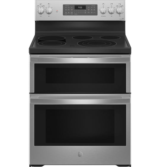 Ge Appliances PB965YPFS Ge Profile&#8482; 30" Smart Free-Standing Electric Double Oven Convection Range With No Preheat Air Fry