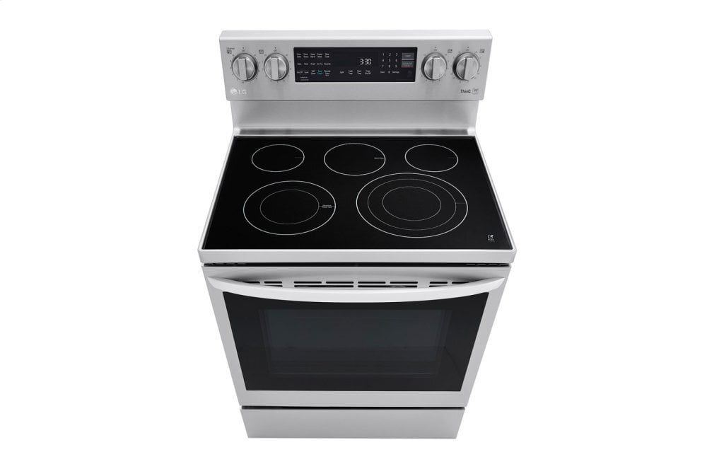 Lg LREL6325F 6.3 Cu Ft. Smart Wi-Fi Enabled True Convection Instaview® Electric Range With Air Fry