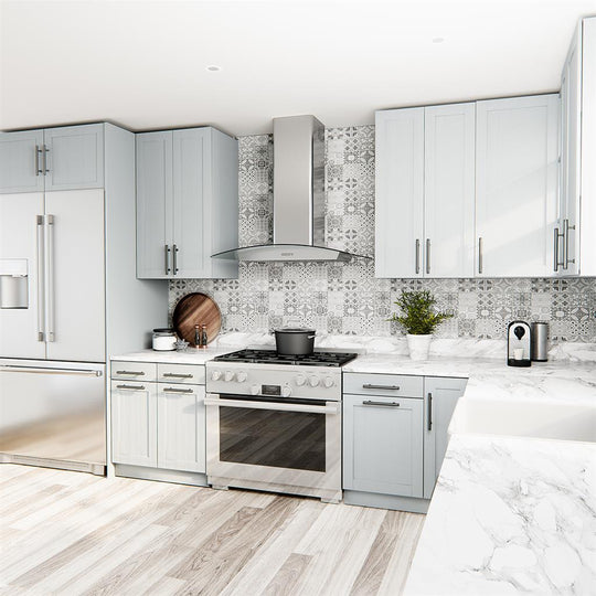 Zephyr BMIE30CG Brisas Curved Canopy Wall