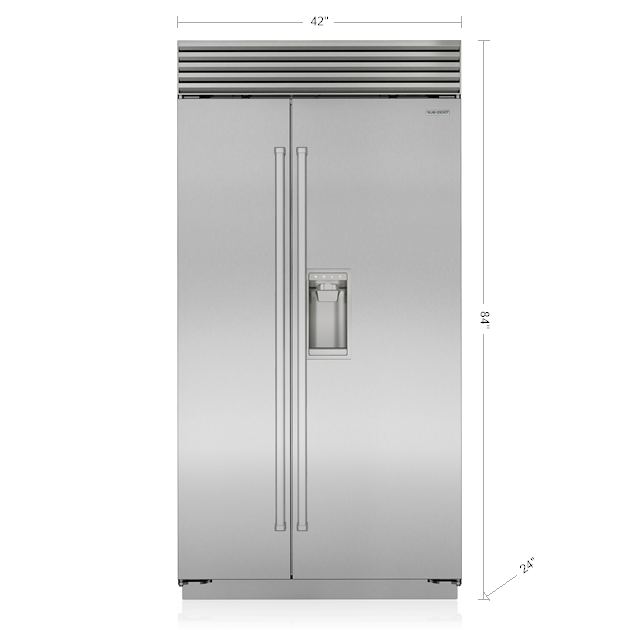Sub-Zero CL4250SDSP 42" Classic Side-By-Side Refrigerator/Freezer With Dispenser