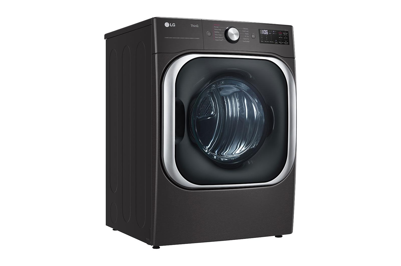 Lg DLGX8901B 9.0 Cu. Ft. Mega Capacity Smart Wi-Fi Enabled Front Load Gas Dryer With Turbosteam&#8482; And Built-In Intelligence