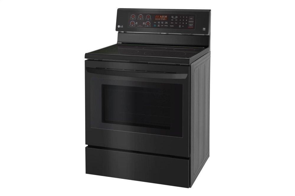 Lg LRE3194BM 6.3 Cu. Ft. Electric Single Oven Range With True Convection And Easyclean®