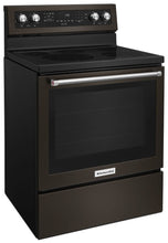 Kitchenaid KFEG500EBS 30-Inch 5-Element Electric Convection Range - Black Stainless Steel With Printshield™ Finish