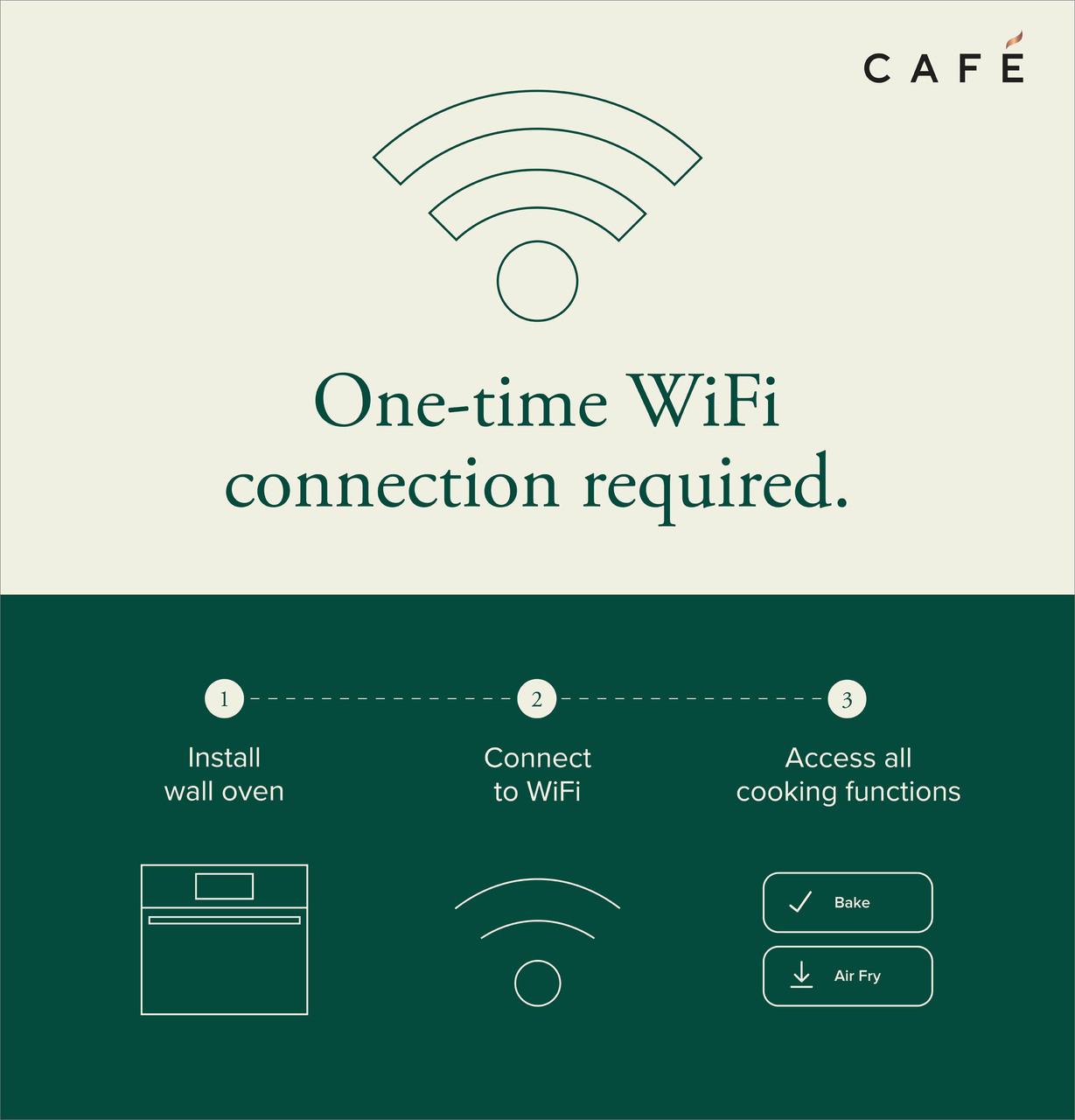 Cafe CTS90DM2NS5 Café™ Minimal Series 30" Smart Built-In Convection Single Wall Oven In Platinum Glass