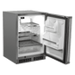 Marvel MORE224SS41A 24-In Outdoor Built-In Refrigerator With Door Storage And Maxstore Bin With Door Style - Stainless Steel, Door Swing - Right