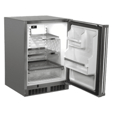 Marvel MORE224SS41A 24-In Outdoor Built-In Refrigerator With Door Storage And Maxstore Bin With Door Style - Stainless Steel, Door Swing - Right