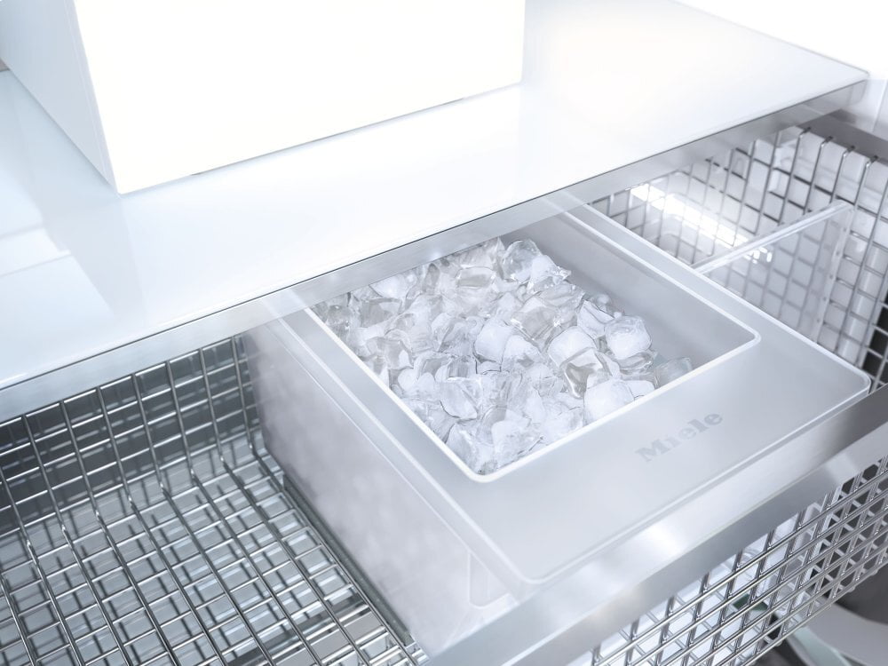 Miele F2461VI F 2461 Vi - Mastercool™ Freezer Integrated Icemaker Features Separate Water And Ice Dispensers.