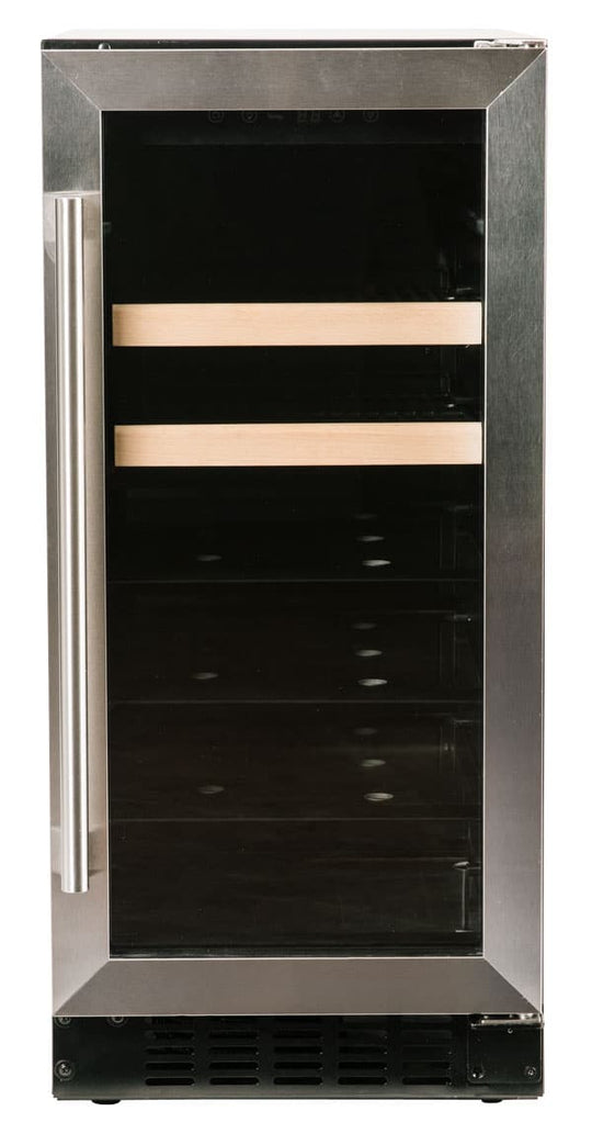 Azure Home Products A115BEVS Beverage Center 1.0 - 15" Glass Door W/ Stainless
