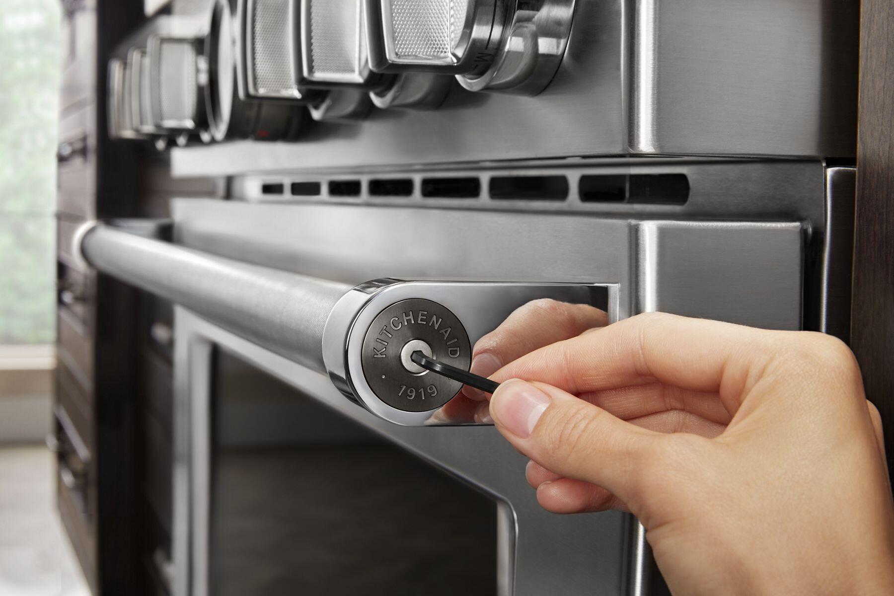 Kitchenaid W11368841BO Kitchenaid® Commercial-Style Range Handle Medallion Kit - Black