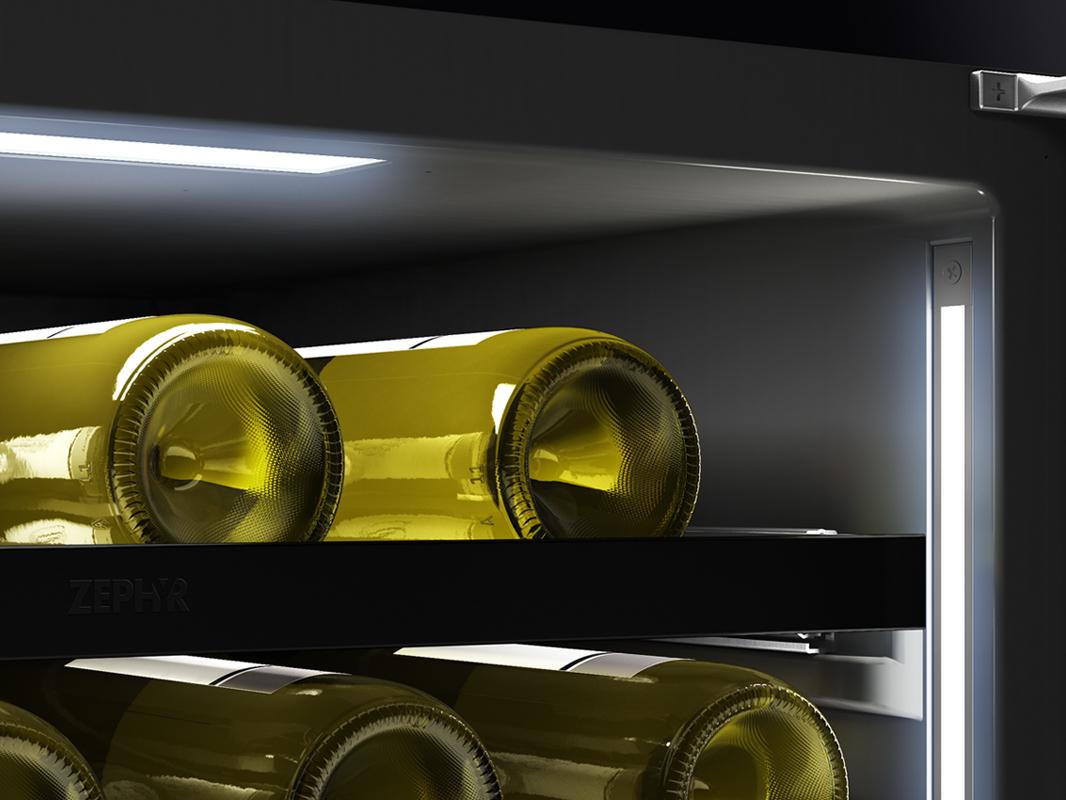 Zephyr PRW24C02CPG 24" Panel Ready Dual Zone Wine Cooler