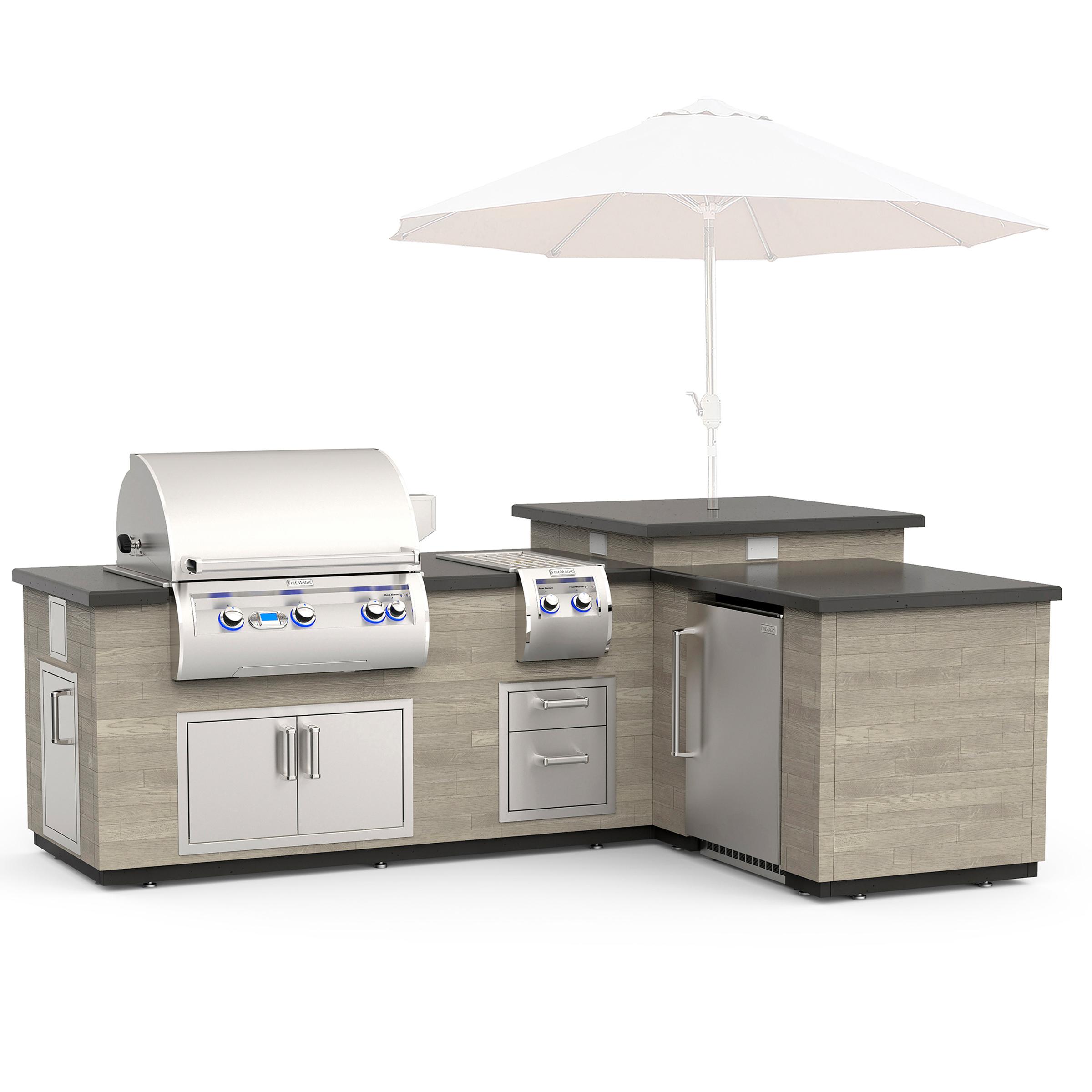 Fire Magic IL660SPR116BA Silver Pine L Island